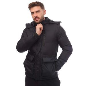 Loyalty & Faith Mens Addition Padded Puffer Jacket / Navy